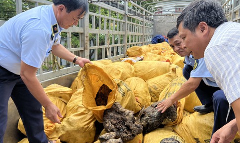 Quảng B&#236;nh: Thu giữ gần 11 tấn mỡ động vật bốc m&#249;i h&#244;i thối tr&#234;n đường ti&#234;u thụ