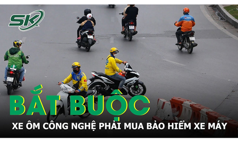 Bắt buộc xe &#244;m c&#244;ng nghệ phải c&#243; bảo hiểm xe m&#225;y khi hoạt động