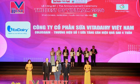 Sản phẩm ColosGain của VitaDairy v&#224;o Top 10 The Best of Việt Nam 2024