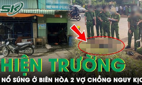 S&#225;ng 31/8: Hiện trường vụ nổ s&#250;ng kinh ho&#224;ng tại chợ c&#225; ở Bi&#234;n H&#242;a khiến 2 vợ chồng nguy kịch