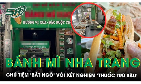 Chủ tiệm b&#225;nh m&#236; ở Nha Trang bất ngờ với x&#233;t nghiệm &#39;thuốc trừ s&#226;u trong rau&#39;