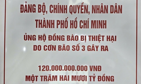 TPHCM ủng hộ đồng b&#224;o bị thiệt hại do cơn b&#227;o Yagi 120 tỷ đồng