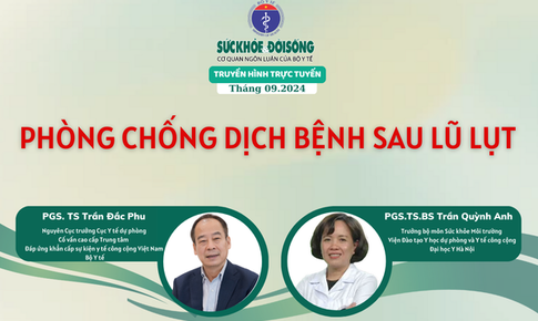 Truyền h&#236;nh trực tuyến: Ph&#242;ng chống dịch bệnh sau lũ lụt