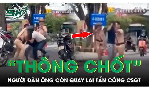 Trưa 25/9: Clip người đ&#224;n &#244;ng &#39;th&#244;ng chốt&#39; rồi quay lại tấn c&#244;ng CSGT giữa đường ở H&#224; Tĩnh