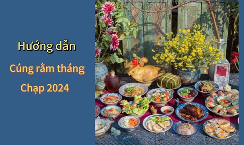 C&#250;ng rằm th&#225;ng 12 &#226;m lịch giờ n&#224;o tốt? Gợi &#253; lễ vật, văn khấn rằm th&#225;ng Chạp 2024 đầy đủ