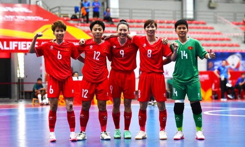 Đội tuyển futsal nữ Việt Nam gi&#224;nh quyền tham dự v&#242;ng chung kết giải Futsal nữ ch&#226;u &#193; 2025