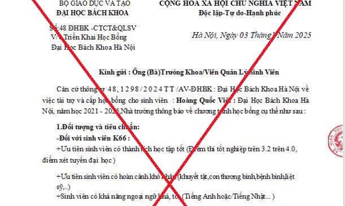 Giả mạo con dấu v&#224; chữ k&#253; của l&#227;nh đạo Bộ GD&amp;ĐT để lừa đảo