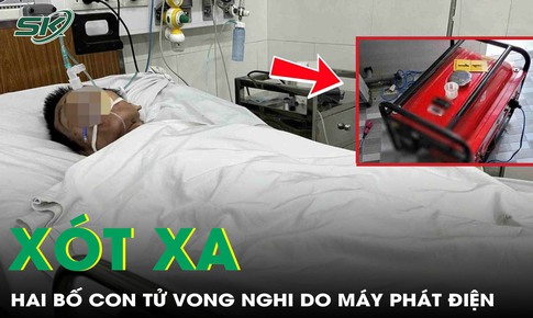Xót xa hai bố con ở Cửa Lò tử vong trong phòng ngủ nghi do ngạt khí máy phát điện