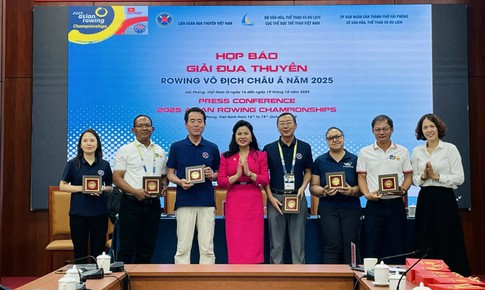 Lần đầu tiên Hải Phòng đăng cai Giải Đua thuyền Rowing vô địch châu Á 2025