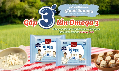Xu hướng mẹ bỉm chọn phô mai Maeil & bánh Lotty Lorry cho bữa ăn dặm của bé