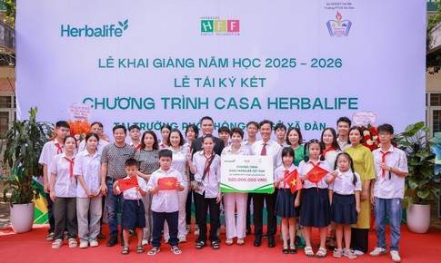 Herbalife Việt Nam tiếp tục triển khai chương trình Casa Herbalife giai đoạn 2025-2026 hỗ trợ bữa ăn dinh dưỡng hằng ngày cho hơn 3.000 người có hoàn cảnh khó khăn