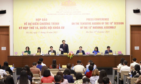 Sáng 20/10, khai mạc kỳ họp cuối của nhiệm kỳ Quốc hội khóa XV