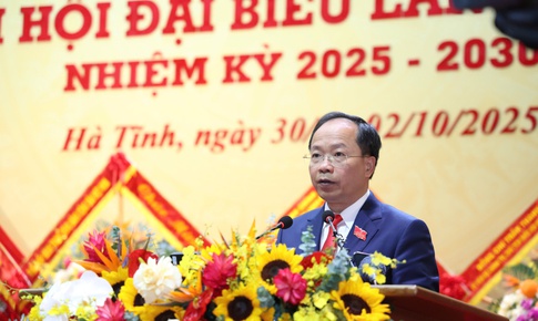 &#212;ng Nguyễn Duy L&#226;m t&#225;i đắc cử B&#237; thư Tỉnh ủy H&#224; Tĩnh