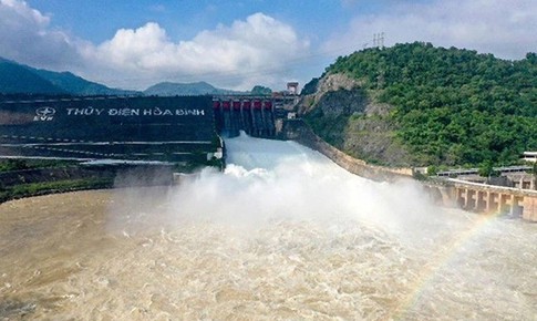 Đóng cửa xả đáy thủy điện Hòa Bình để đảm bảo an toàn cho hạ du