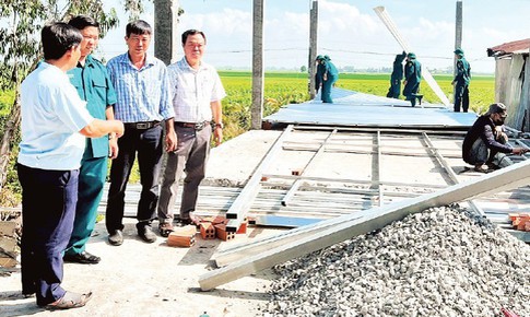 Đồng Tháp: Hoàn thành sớm Chương trình xóa nhà tạm, nhà dột nát