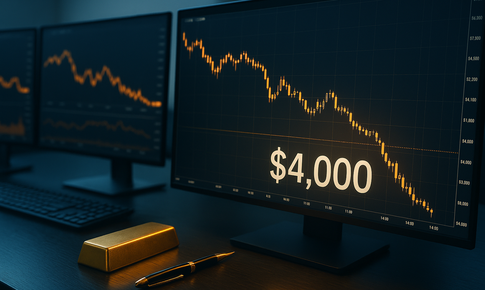 Vàng thế giới đang giằng co quyết liệt quanh mức 4.000 USD