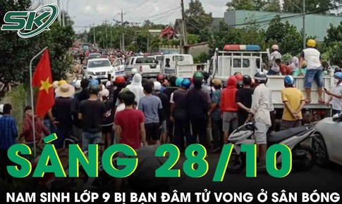 Nam sinh lớp 9 bị bạn đâm tử vong ở sân bóng, nhân chứng hé lộ nguồn cơn mâu thuẫn