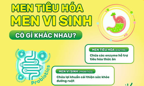 Men vi sinh v&#224; men ti&#234;u h&#243;a: Ph&#226;n biệt đ&#250;ng để sử dụng hiệu quả