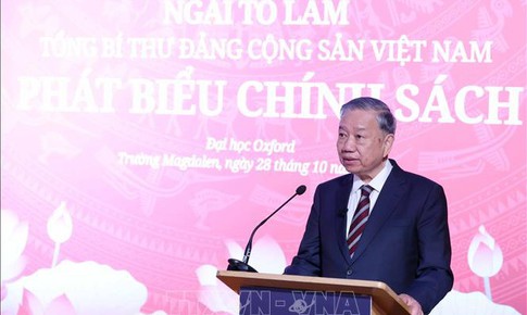 Phát biểu của Tổng Bí thư Tô Lâm tại Đại học Oxford