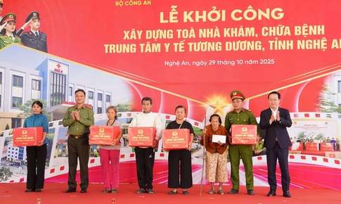 Khởi công tòa nhà khám, chữa bệnh Trung tâm Y tế Tương Dương