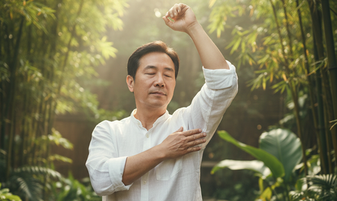 Chuy&#234;n gia hướng dẫn b&#224;i tập vỗ n&#225;ch gi&#250;p thải độc cơ thể, kh&#237; huyết lưu th&#244;ng