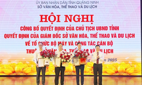Địa phương đầu tiên trên cả nước thực hiện sắp xếp các đơn vị sự nghiệp ngành văn hóa, thông tin và du lịch