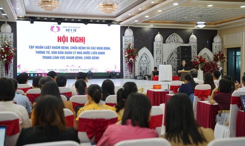 Ngành Y tế Nghệ An tập huấn Luật Khám chữa bệnh mới: Đặt người bệnh làm trung tâm