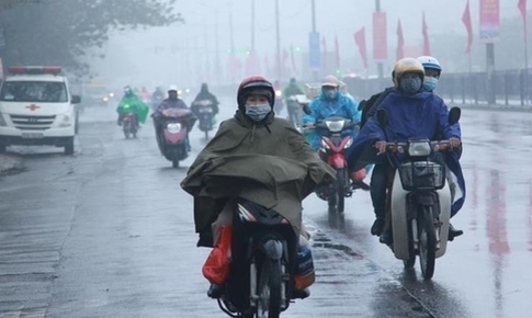 Kh&#244;ng kh&#237; lạnh tăng cường dồn dập xuống miền Bắc