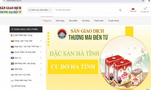 H&#224; Tĩnh ph&#225;t triển thương mại điện tử theo hướng xanh, tuần ho&#224;n v&#224; bền vững