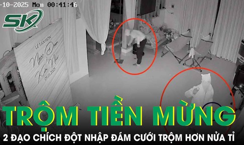 Hai đạo ch&#237;ch cầm dao đột nhập đ&#225;m cưới trộm tiền mừng, v&#224;ng trị gi&#225; hơn nửa tỉ đồng
