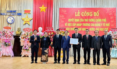 S&#225;p nhập Trường Cao đẳng Y tế Huế v&#224;o Trường Đại học Y - Dược, Đại học Huế