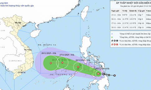 B&#227;o số 15 khi v&#224;o Biển Đ&#244;ng sẽ mạnh l&#234;n, giật cấp 12