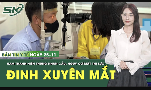 Bản tin Y tế 25/11: Nam thanh ni&#234;n bị đinh bắn xuy&#234;n mắt, nguy cơ mất thị lực vĩnh viễn 