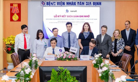 Sanofi v&#224; Bệnh viện Nh&#226;n d&#226;n Gia Định k&#253; kết Bi&#234;n bản ghi nhớ hợp t&#225;c, th&#250;c đẩy chất lượng chăm s&#243;c sức khỏe cho người bệnh