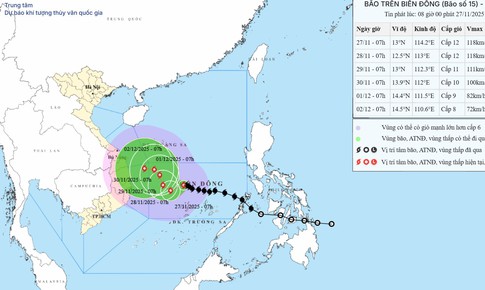 Kh&#244;ng kh&#237; lạnh ‘ch&#232;n’ đường đi của b&#227;o số 15 thế n&#224;o?