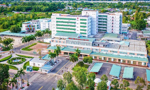 Bệnh viện Đa khoa Ch&#226;u Đốc, An Giang kh&#244;ng gian xanh, nơi người d&#226;n y&#234;n t&#226;m đến chữa bệnh