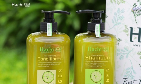 Hachi Việt Nam ra mắt bộ đ&#244;i dầu gội xả Regenerating chứa chiết xuất Bưởi &amp; Bơ chuy&#234;n d&#224;nh cho t&#243;c g&#227;y rụng