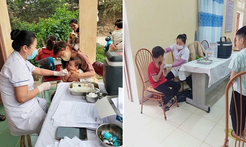 Chi&#234;m H&#243;a phấn đấu đạt tỷ lệ tr&#234;n 95% trẻ em được ti&#234;m chủng đầy đủ