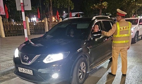 Kiểm tra nồng độ cồn to&#224;n quốc, ph&#225;t hiện 2.703 trường hợp vi phạm