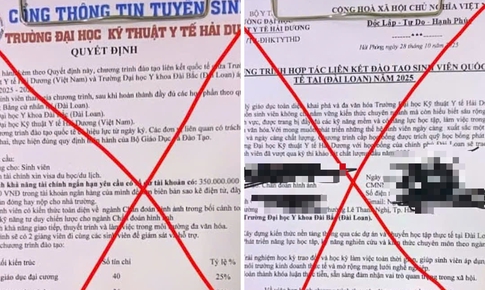 Trường Đại học Kỹ thuật Y tế Hải Dương cảnh b&#225;o văn bản giả mạo li&#234;n kết đ&#224;o tạo quốc tế 
