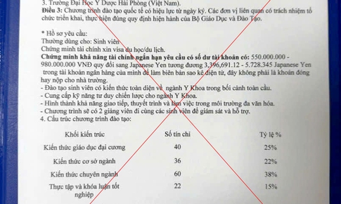 Trường Đại học Y Dược Hải Ph&#242;ng cảnh b&#225;o văn bản giả mạo đ&#224;o tạo li&#234;n kết quốc tế