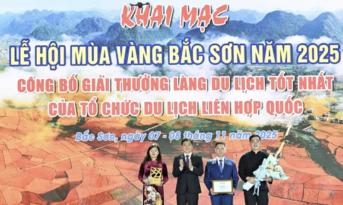  Quỳnh Sơn được Li&#234;n Hợp Quốc vinh danh l&#224; &#39;L&#224;ng du lịch tốt nhất 2025&#39;