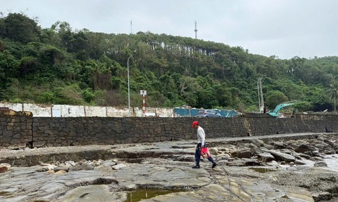 Hải Ph&#242;ng: Khắc phục t&#236;nh trạng sạt lở bờ k&#232; biển ở phường Đồ Sơn