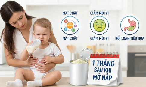 Uống sữa mở nắp qu&#225; 1 th&#225;ng được kh&#244;ng?