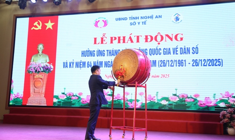 Nghệ An ph&#225;t động Th&#225;ng h&#224;nh động quốc gia về D&#226;n số năm 2025