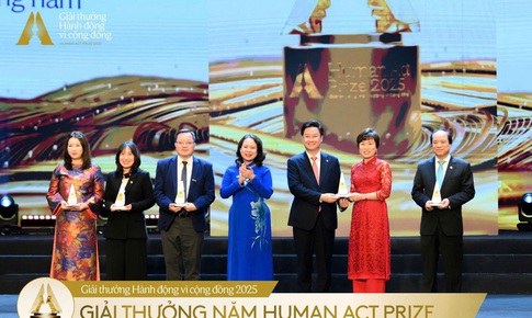 Quỹ Thiện Tâm được vinh danh hạng mục cao nhất trong lễ trao giải thưởng Hành động vì cộng đồng 2025