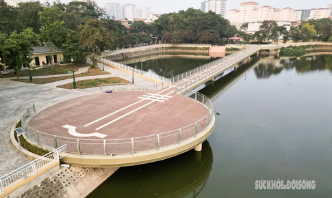 Công viên Nghĩa Đô 'lên dây đàn' giữa lòng Hà Nội