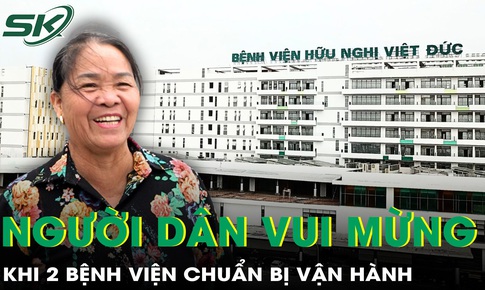 Người dân cửa ngõ Thủ đô vui mừng khi 2 bệnh viện tuyến đầu sắp sửa vận hành