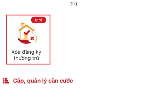 Người dân có thể xóa đăng ký thường trú trên VNeID như thế nào?