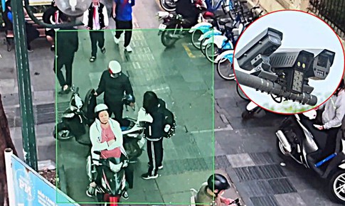 Camera AI 'soi' cổng trường, vi phạm giao thông của học sinh và phụ huynh lộ rõ từng khung hình
